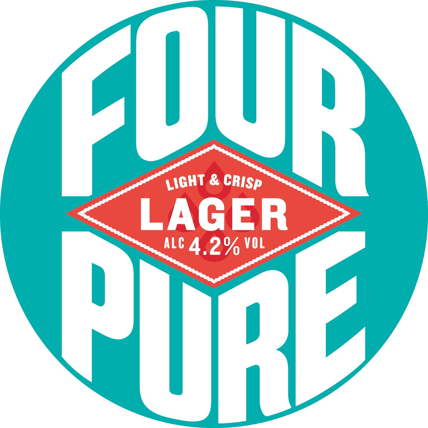 Fourpure Lager, Keg 30 lt x 1